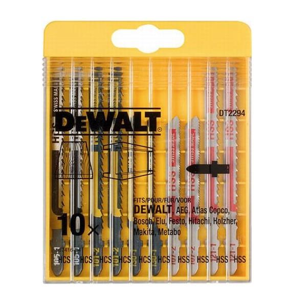 Pistosahanteräsetti DeWalt DT2165; DT2177; DT2050; DT2160; DT2163; 10 kpl.