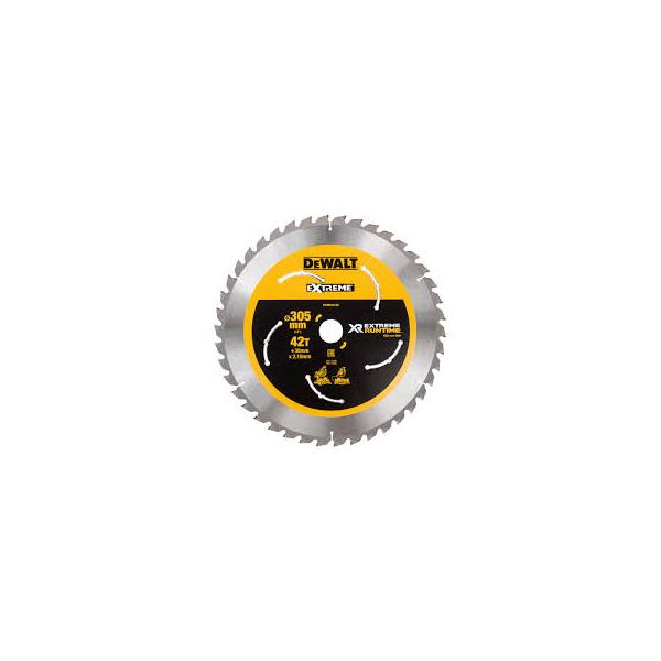 Katkaisuterä puulle DeWalt; 305x2,16x30,0 mm; Z78; 7°