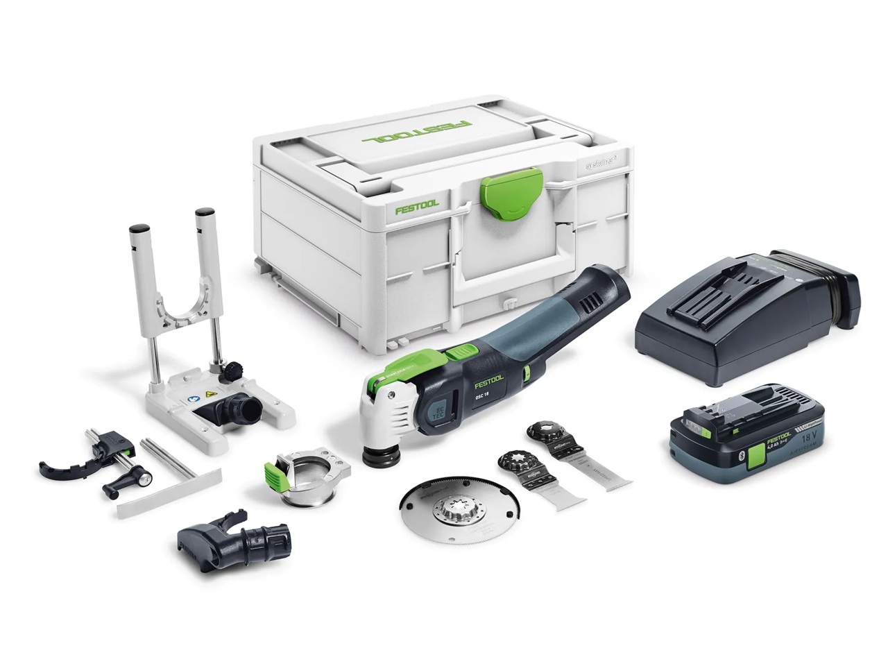 Monitoimityökalu Festool OSC 18 HPC 4,0 EI-Set VECTURO; 18 V; 1x4,0 Ah akku