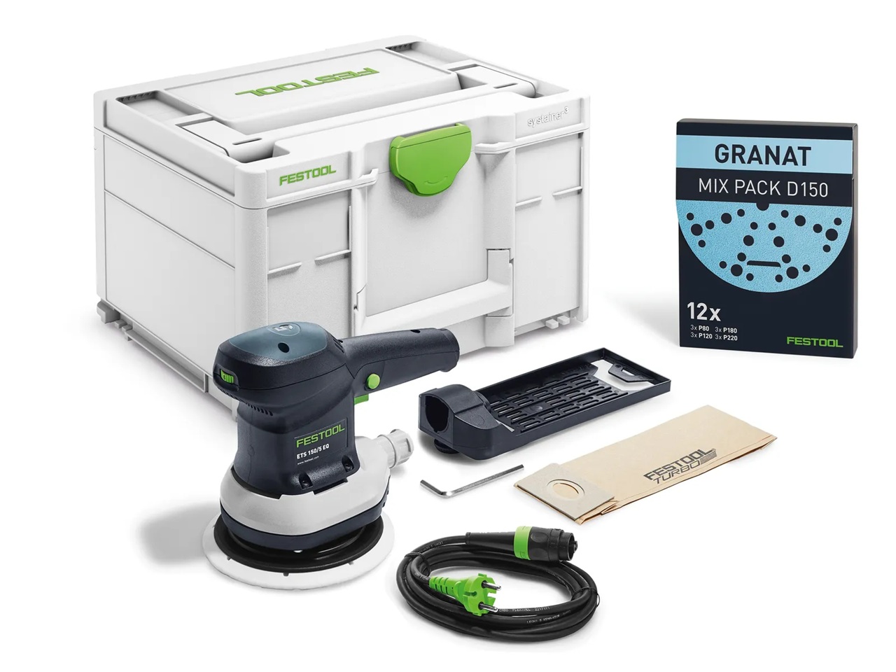 Epäkeskohiomakone Festool ETS 150/5 EQ-Plus
