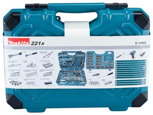 Työkalusarja Makita; 221 kpl.