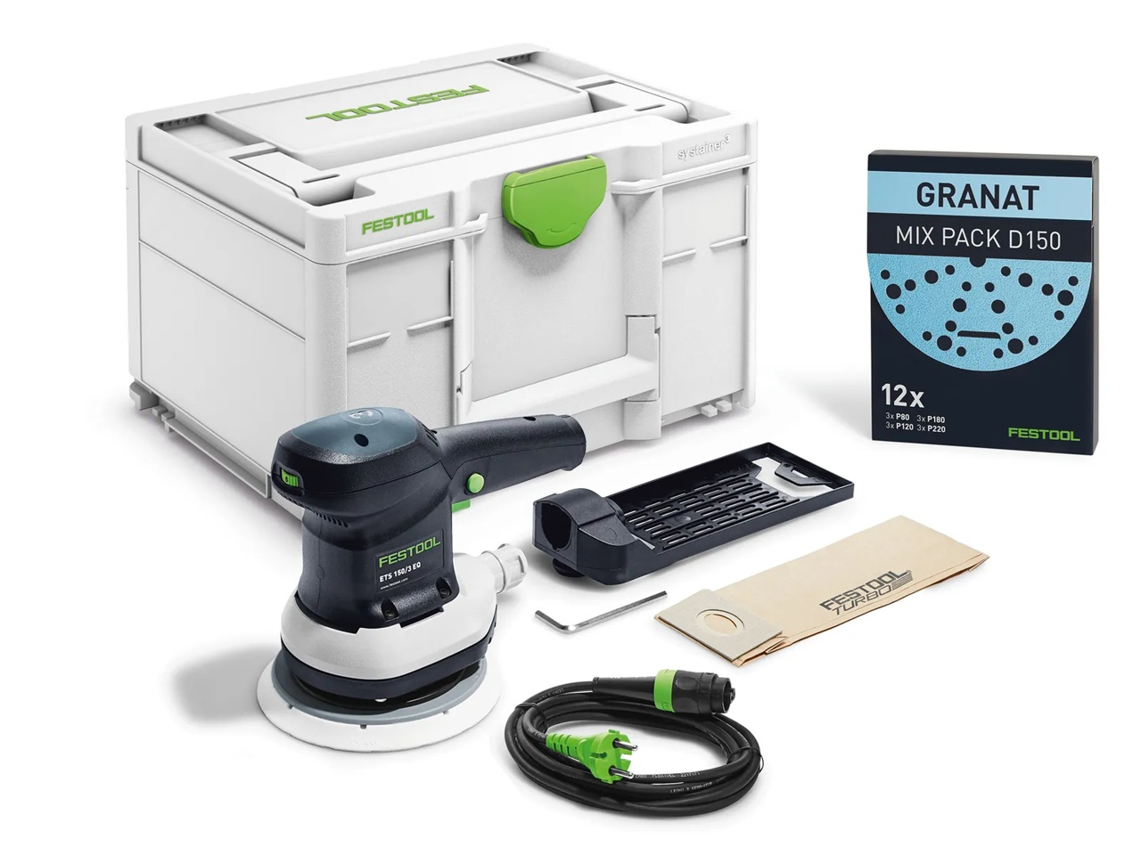 Epäkeskohiomakone Festool ETS 150/3 EQ-Plus