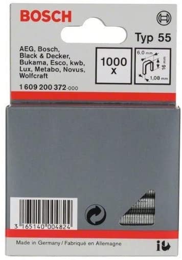 Niitit Bosch; 6x16 mm; 1000 vnt.; tipas 55 teräs