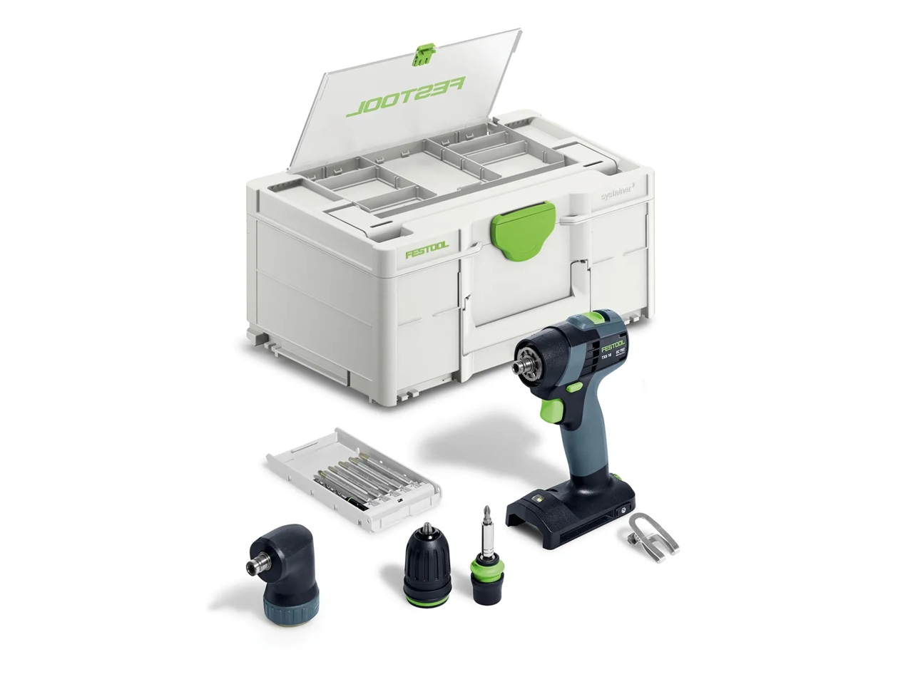 Akkukäyttöinen iskuruuvinväännin Festool TXS 18-Basic-Set;  18 V; (ilman akkua ja laturia)