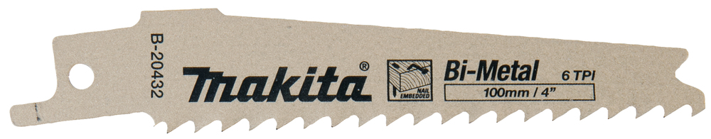 Puukkosahan terät Makita BiM B-20432-2; 100 mm; 2 kpl.