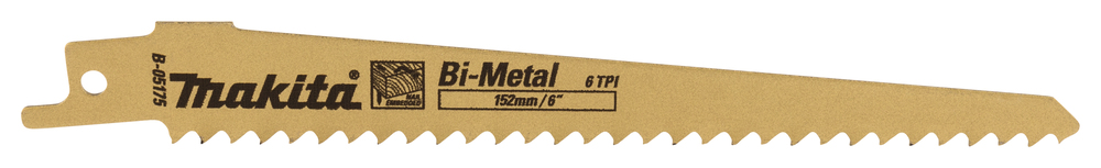 Puukkosahan terät Makita BiM B-05175-2; 152 mm; 2 kpl.