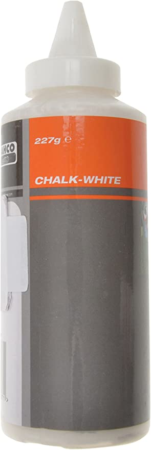 Merkintäliitu täyttöpakkaus, liitulanka / mittanauha Bahco CHALK-WHITE; 227 g