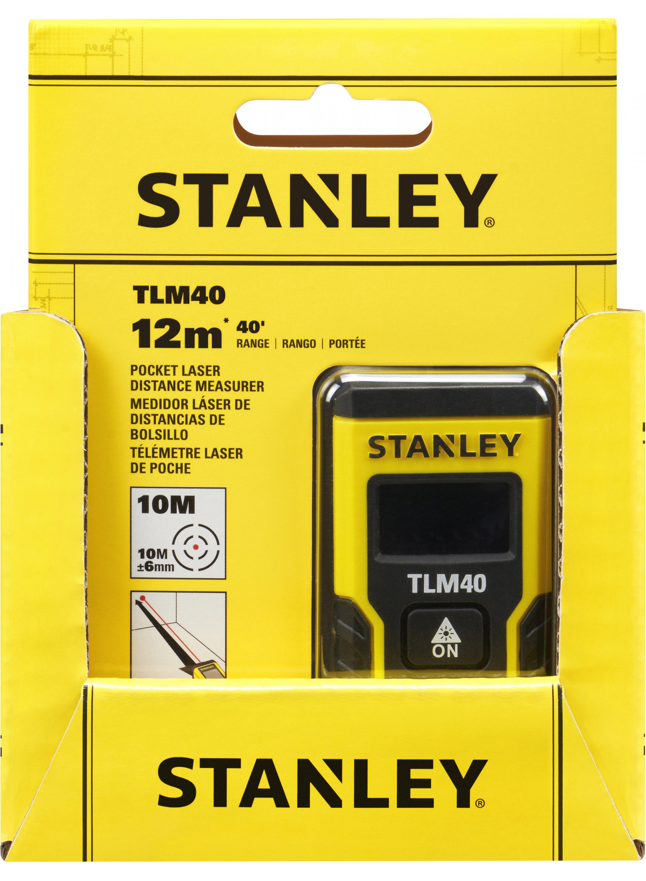 Laseretäisyysmittalaite Stanley TLM 40
