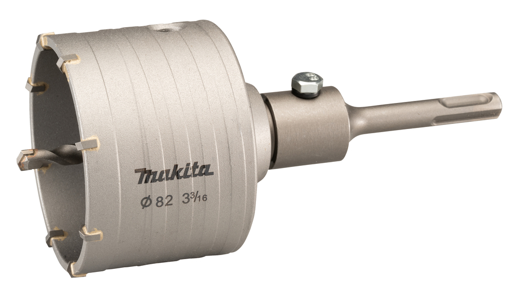 Porakruunu varrella ja terällä Makita D-74027; 82 mm; SDS-plus