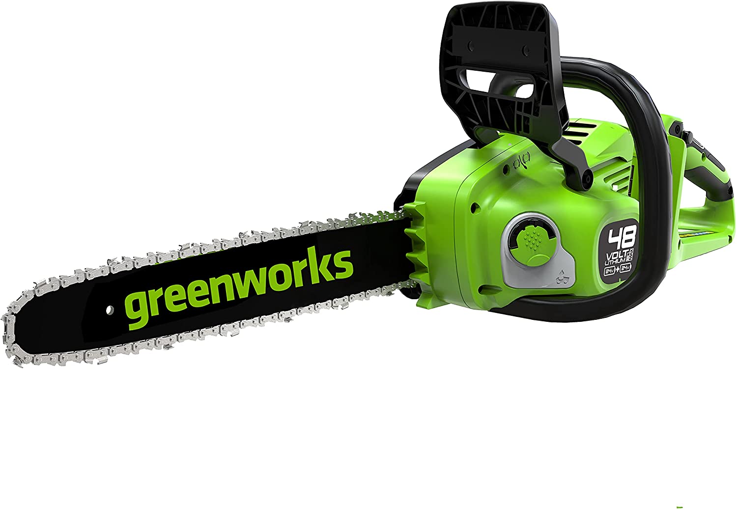 Ketjusaha Greenworks GD24X2CS36; 2x24 V; 36 cm laippa (ilman akkua ja laturia)
