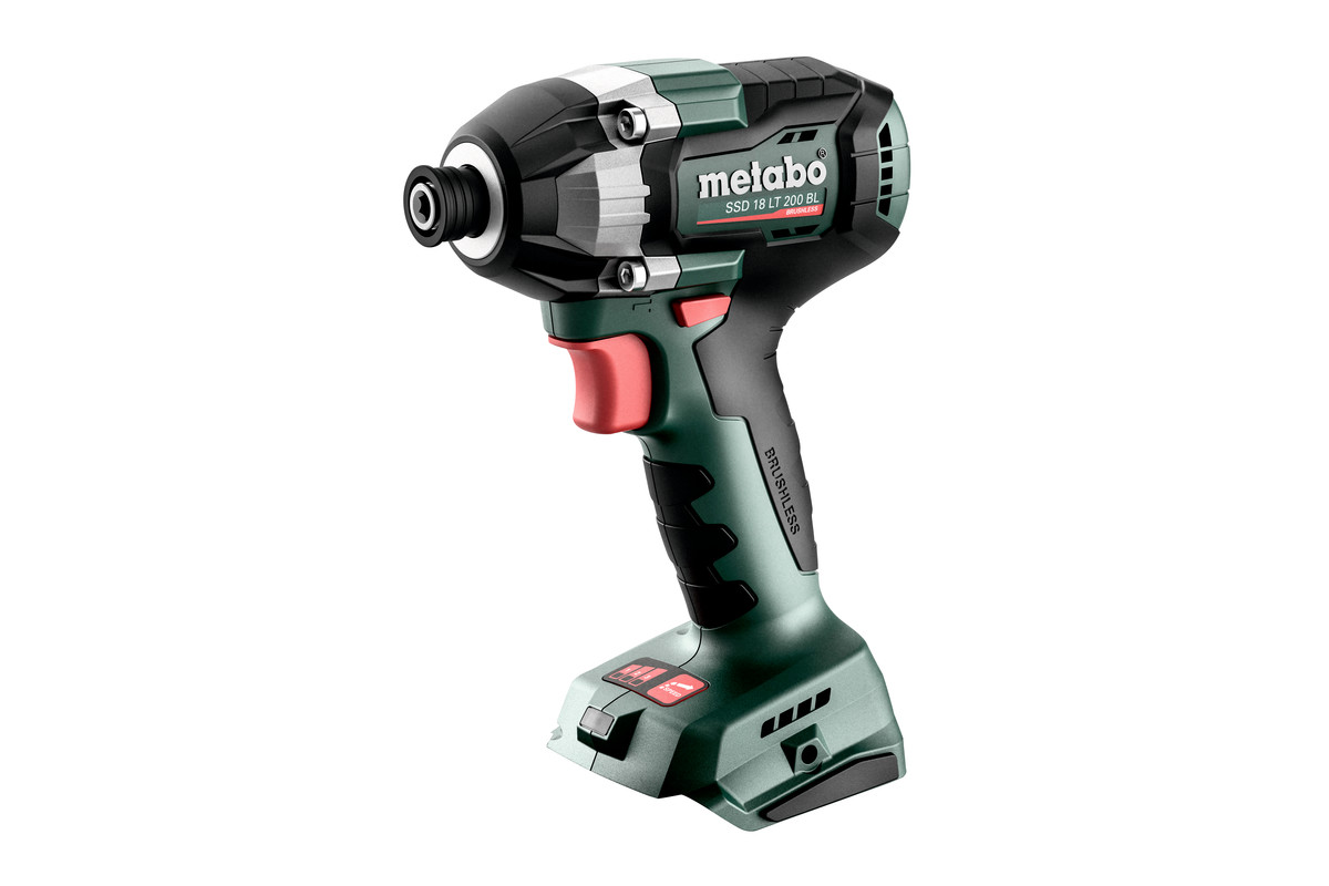 Iskuruuvinväännin Metabo SSD 18 LT 200 BL; 18 V (ilman akkua ja laturia)