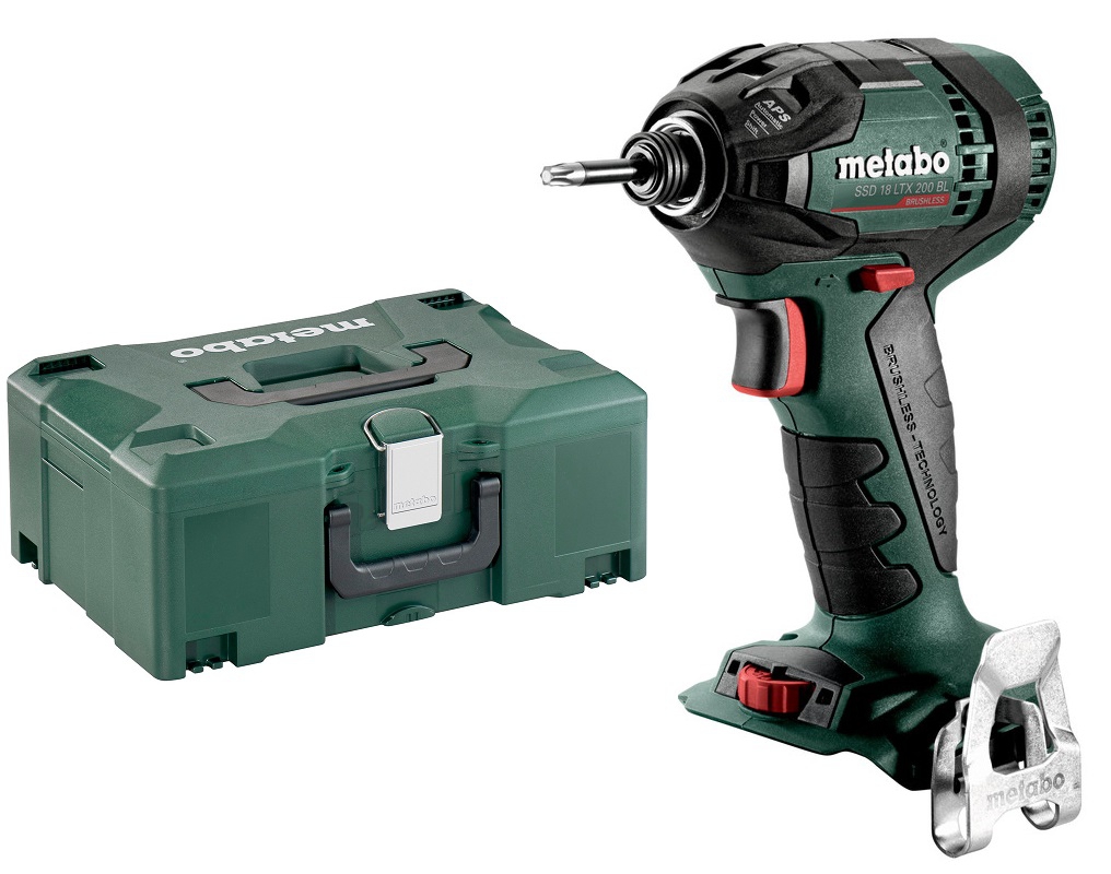 Iskupora / ruuvinväännin Metabo SSD 18 LTX 200 BL; 18 V (ilman akkua ja laturia)
