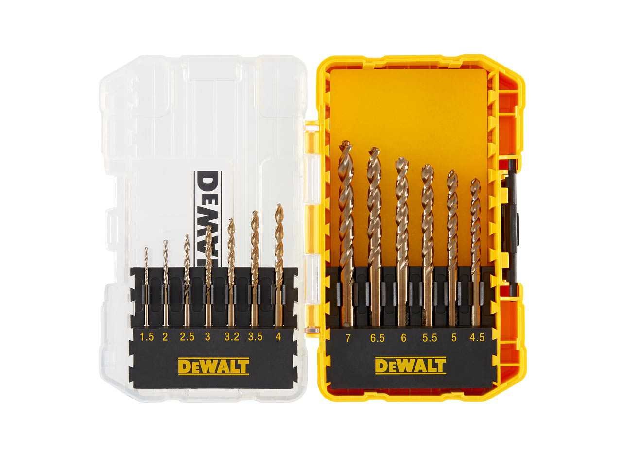 Metalliporanteräsarja DeWalt Extreme DT70710-QZ; 1,5-7 mm; 13 kpl.