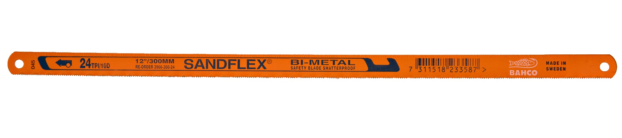 Rautasahan terä Bahco Sandflex 3906-300-24-2; 300 mm; 2 kpl.