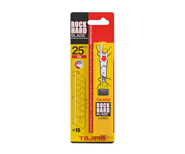 Terä Tajima LCB65C/Y1; 25 mm; 10 kpl.