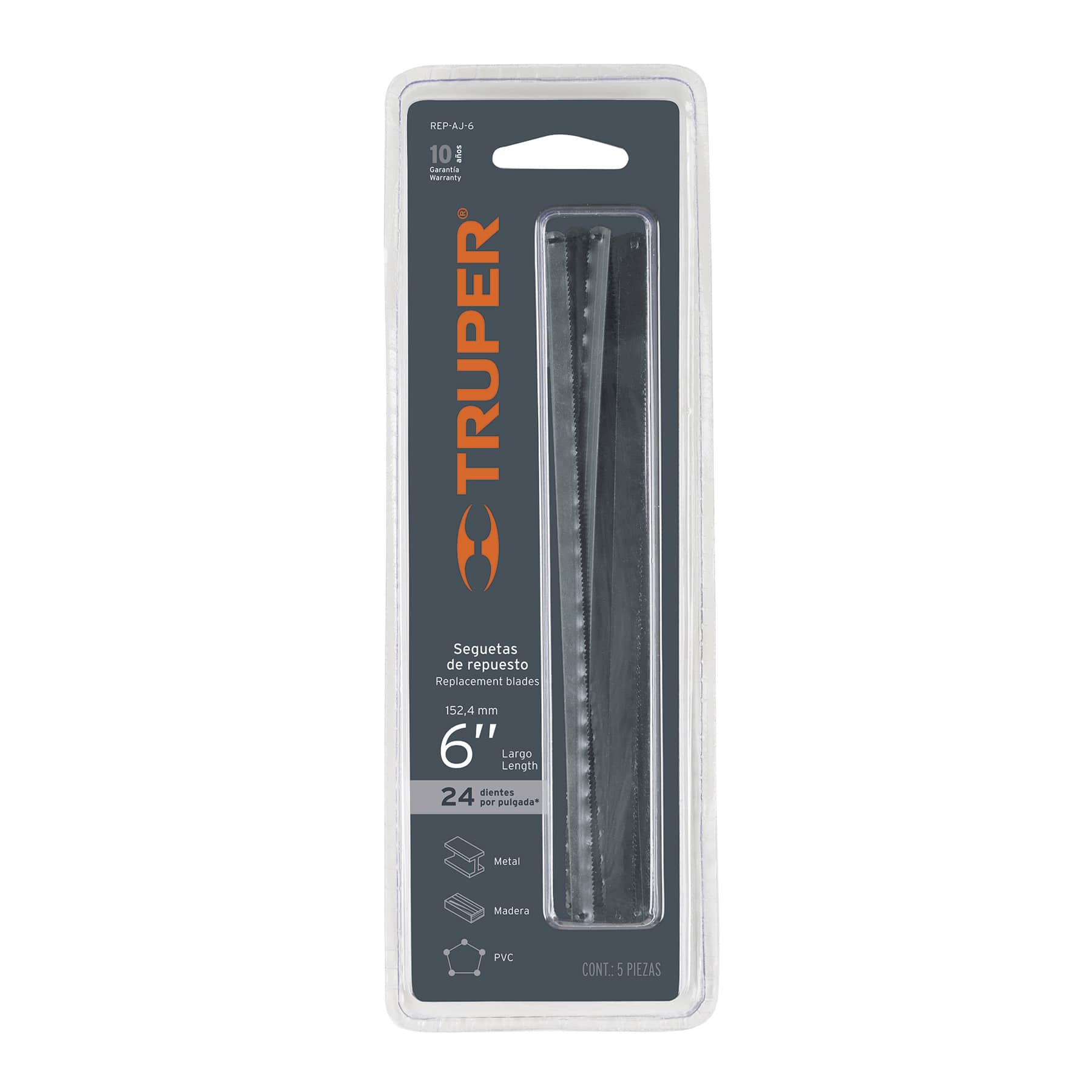 Saha Truper REP-AJ-6; 150 mm; 5 kpl.
