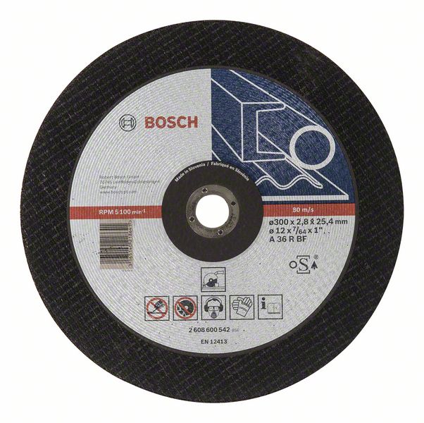 Hiova katkaisulaikka Bosch A36 R BF; 300x2,8 mm