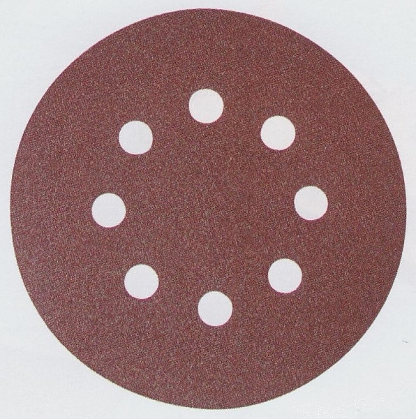 Hiomapaperi Velcro Backed 125 mm; K320; 10 kpl.