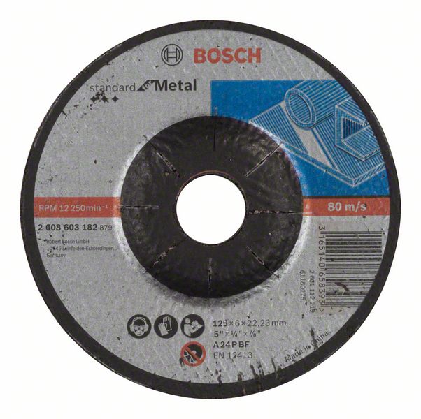 Hiomalaikka Bosch Standard; 125x6 mm