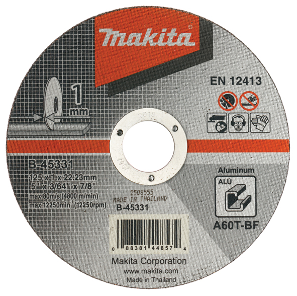 Hiova katkaisulaikka Makita B-45331; 125x1 mm