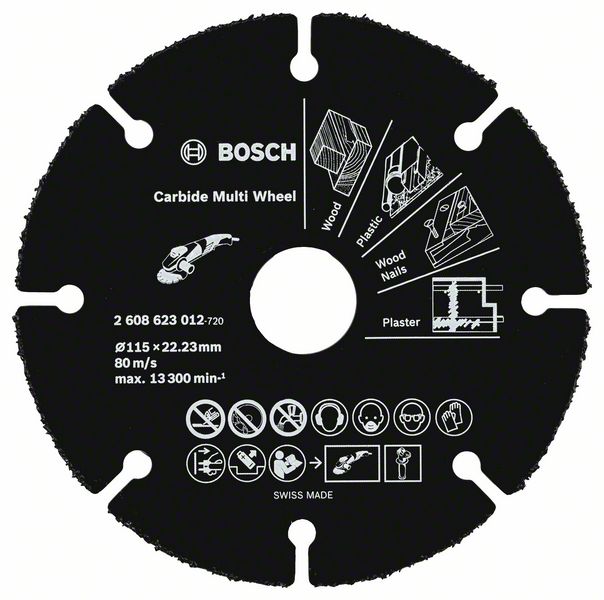 Yleisterä, kulmahoimakoneisiin Bosch 2608623012; 115x1 mm