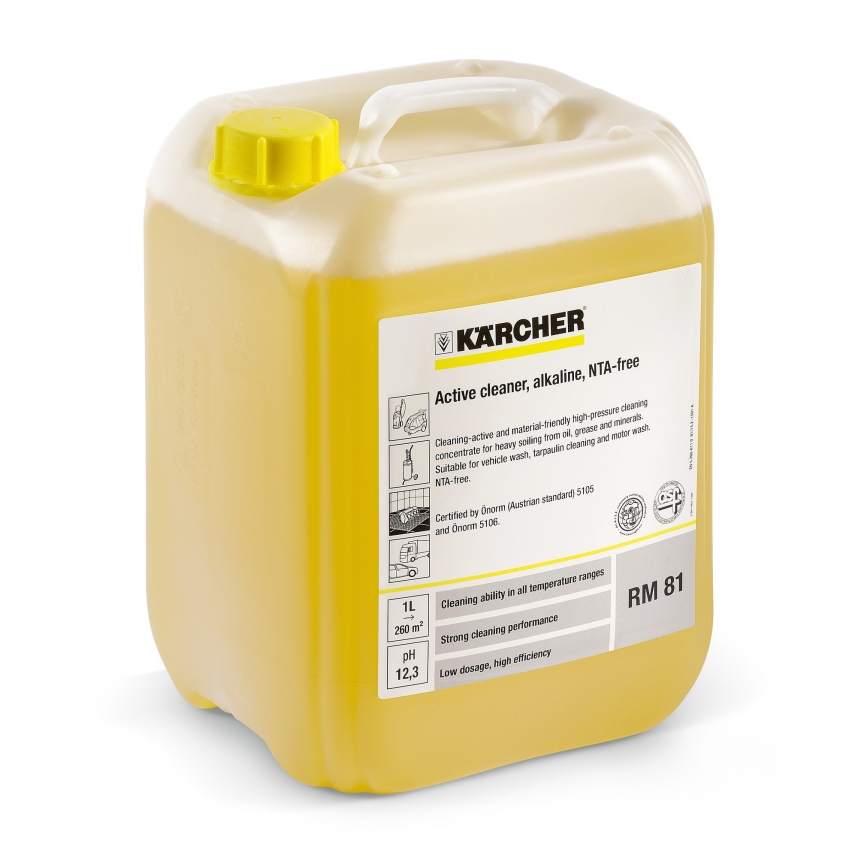 Puhdistusaine öljylle ja rasvalle Karcher RM 81 ASF; 10 l