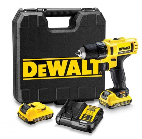 Pora/ruuvinväännin DeWalt DCD710D2; 12&nbsp;V; 2x2,0 Ah akku