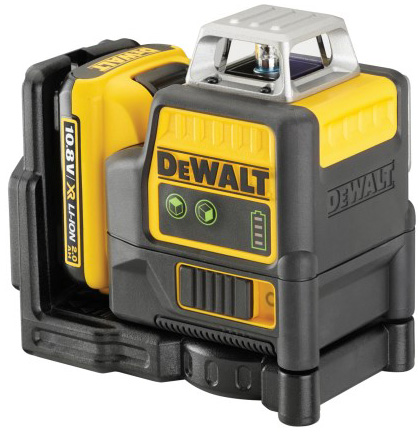 Linjalaser DeWalt DCE0811D1G vihreä