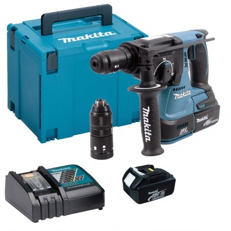 Akkuporavasara Makita DHR243RTJ; 18 V; 2x5,0 Ah akku
