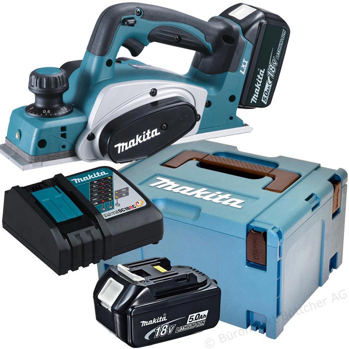 Akkuhöylä Makita DKP180RTJ; 18 V; 2x5,0 Ah akku