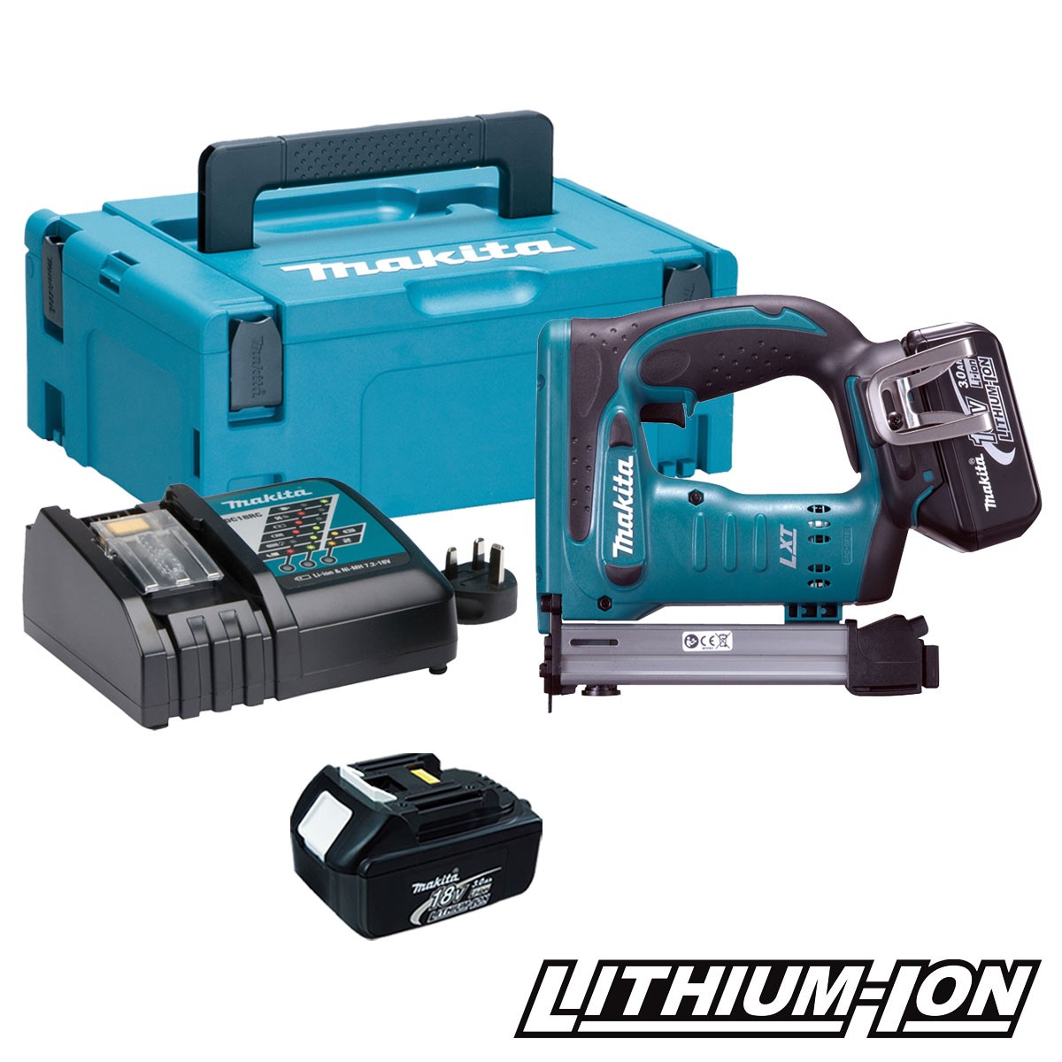 Sinkiläpistooli Makita DST221RFJ; 18 V; 2x3,0 Ah akku