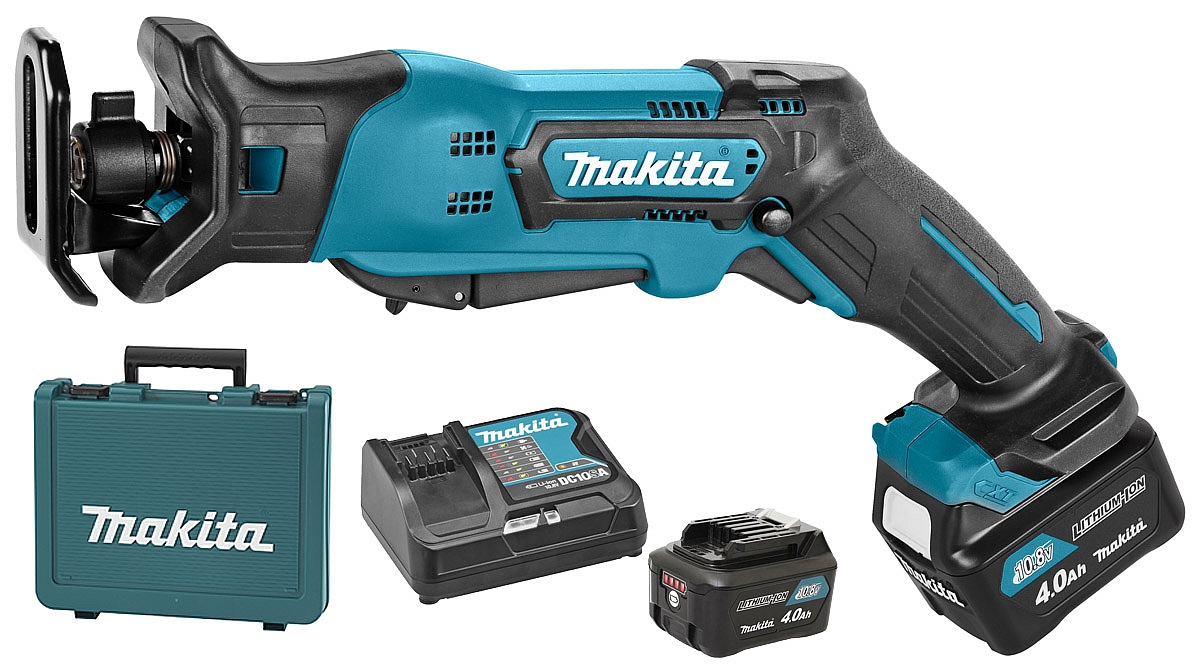 Akkupuukkosaha Makita JR103DSME; 10,8 V; 2x4,0 Ah akku