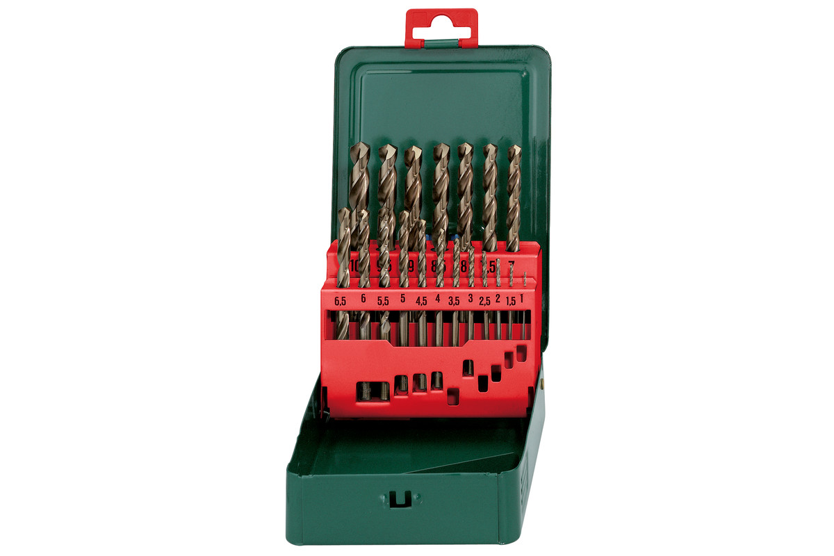 Metalliporanteräsarja Metabo Promotion 627157000; 1-10 mm; 19 kpl.