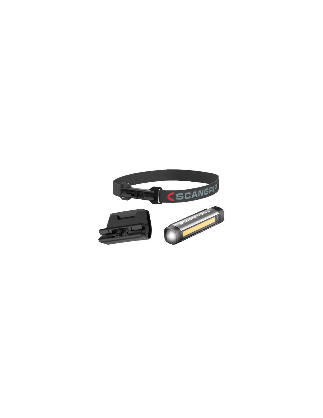 Otsalamppu Scangrip FLEX WEAR KIT; 3,7 V; 1x0,8 Ah akku
