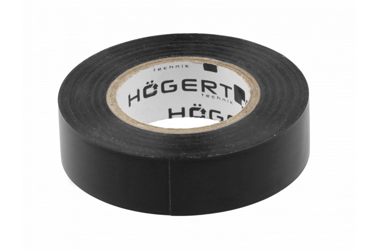 Eristysteippi Hogert HT1P281; 0,13x19 mm; 20 m; musta
