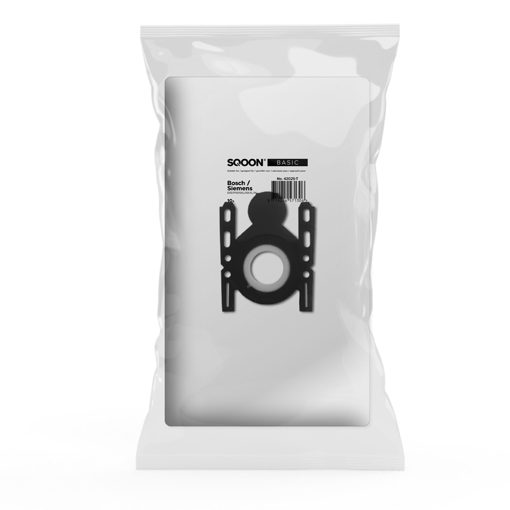 Kangaspölypussi SQOON 42025-T; Bosch/Siemens 3-D Type GXL; 10 kpl.