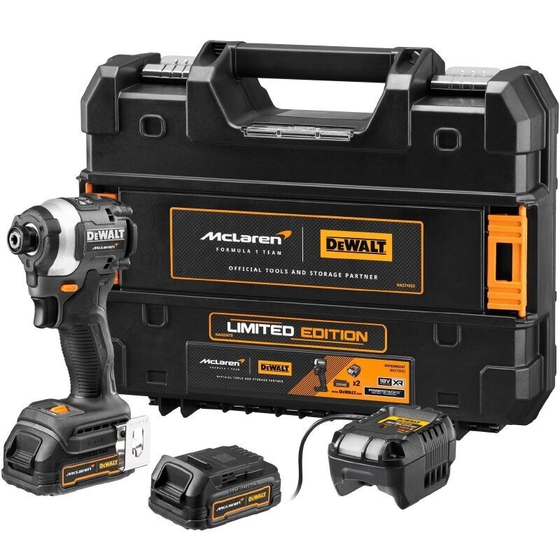 Iskuruuvinväännin DeWalt DCF85ME2GT-QW; 18 V; 2x1,7 Ah akku