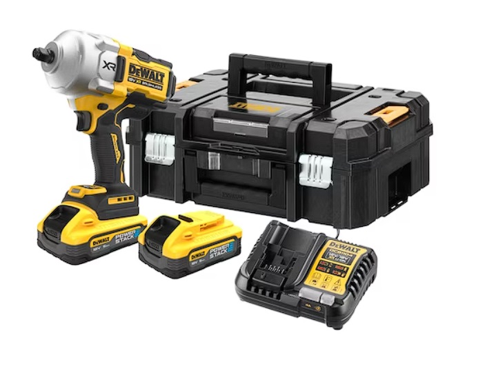 Iskumutterinväännin DeWalt DCF961H2T-QW; 18 V; 2x5,0 Ah akku