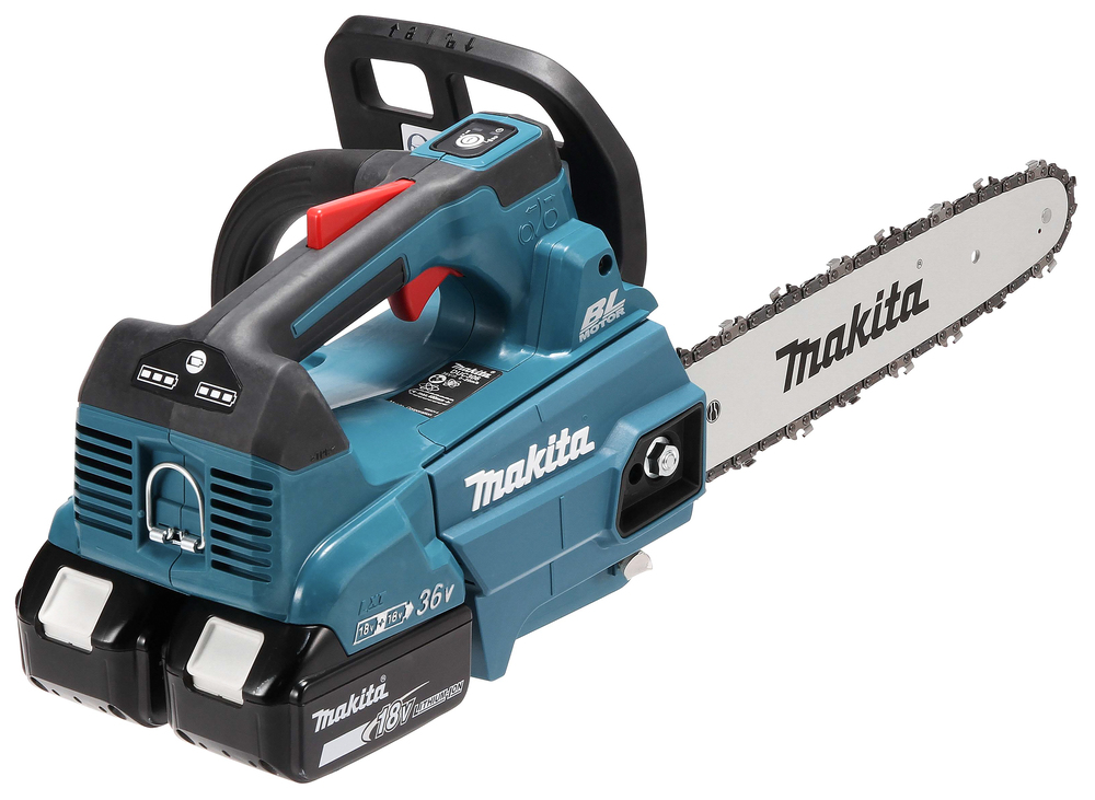 Ketjusaha Makita DUC306PT2B; 2x18 V; 2x5,0 Ah akku; laippa 30 cm
