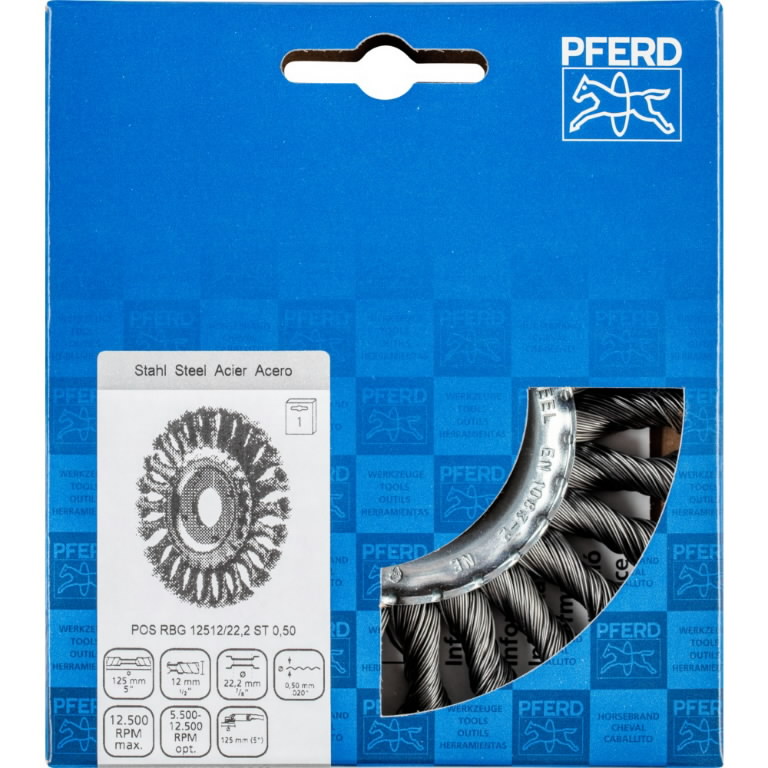 Teräsharja PFERD 530597; 125 mm
