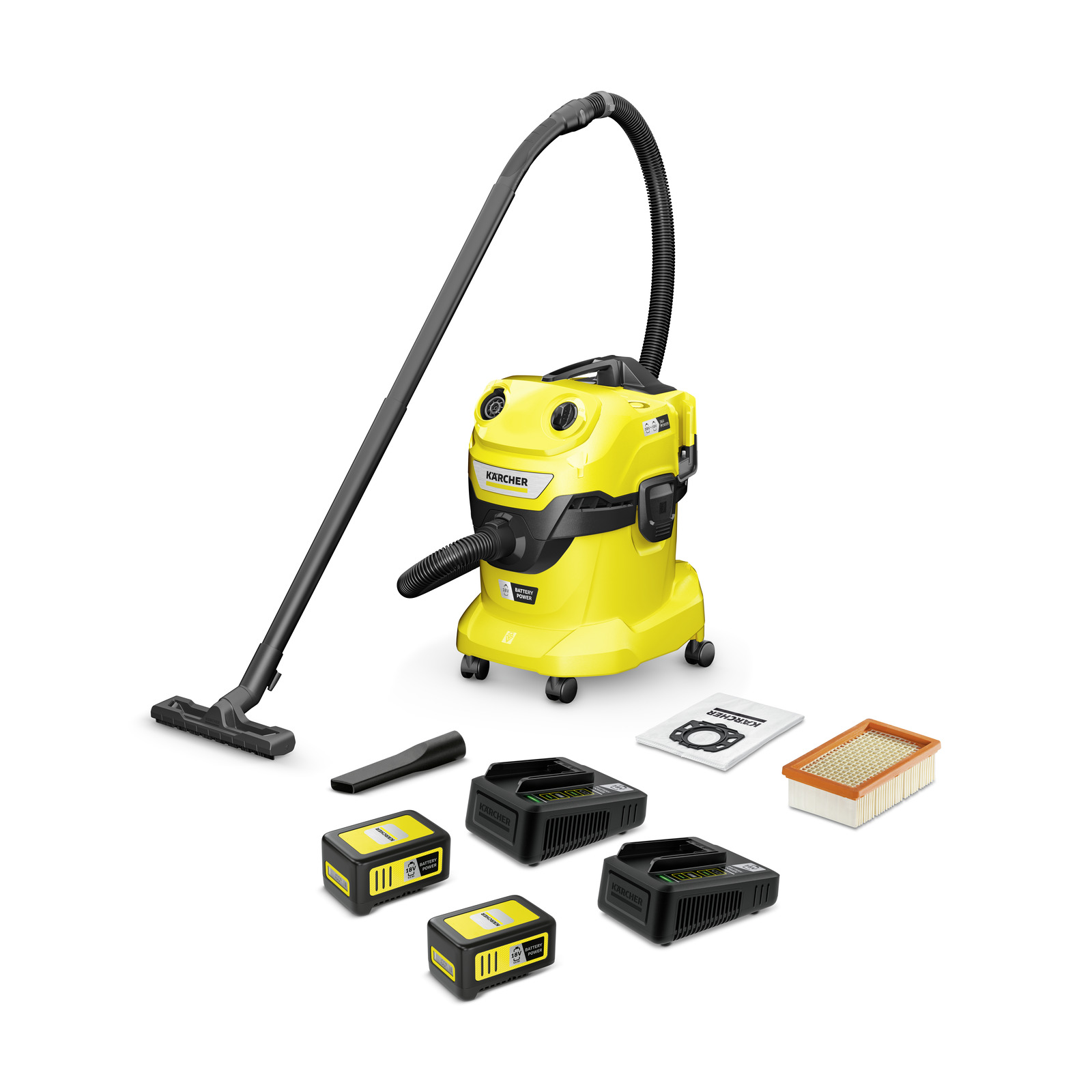 Pölynimuri Karcher WD 4-18 Dual Battery Set