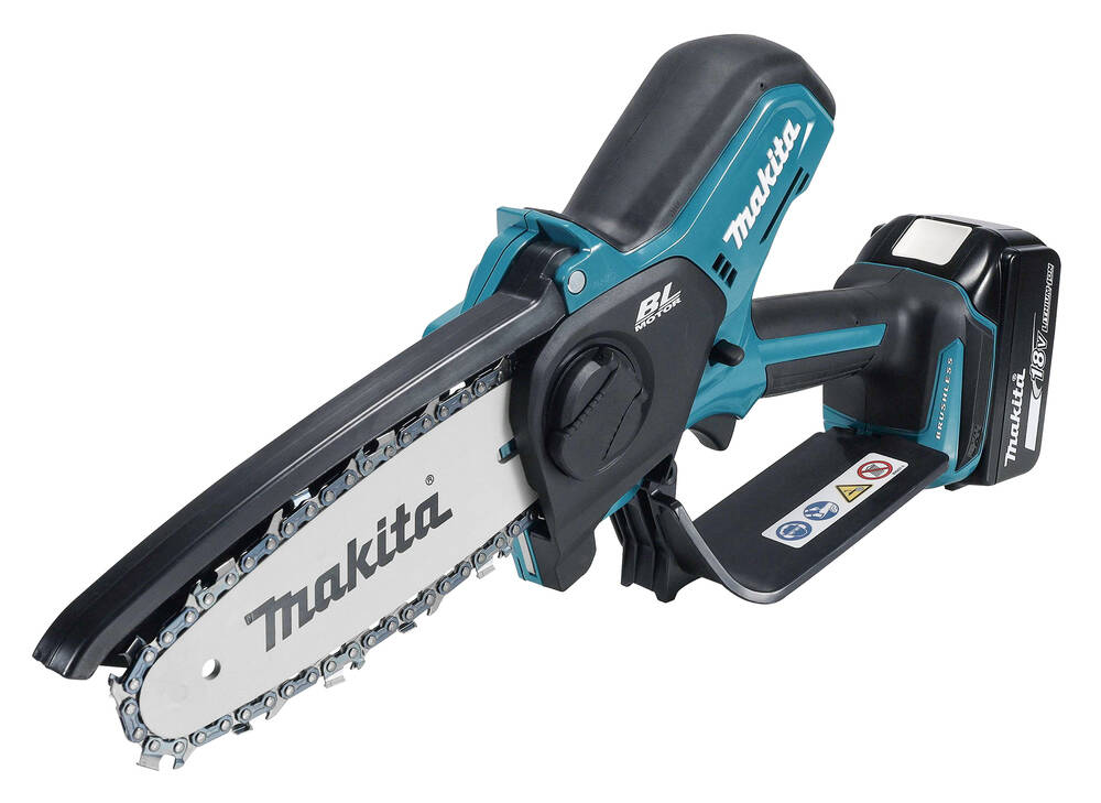 Moottorisaha oksien karsimiseen Makita DUC150Z01; 18 V; 15 cm laippa (ilman akkua ja laturia)