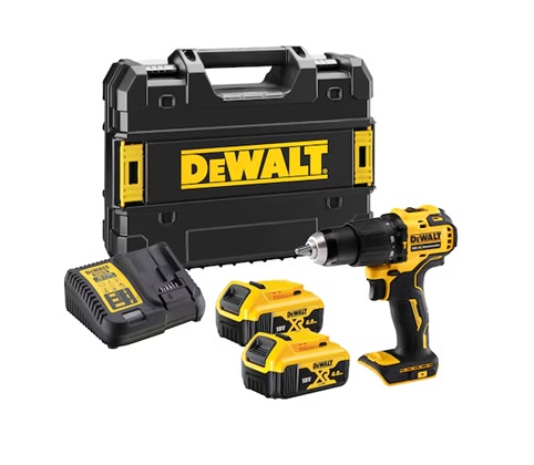 Iskupora / ruuvinväännin DeWalt DCD709M2T; 18 V; 2x4,0 Ah akku