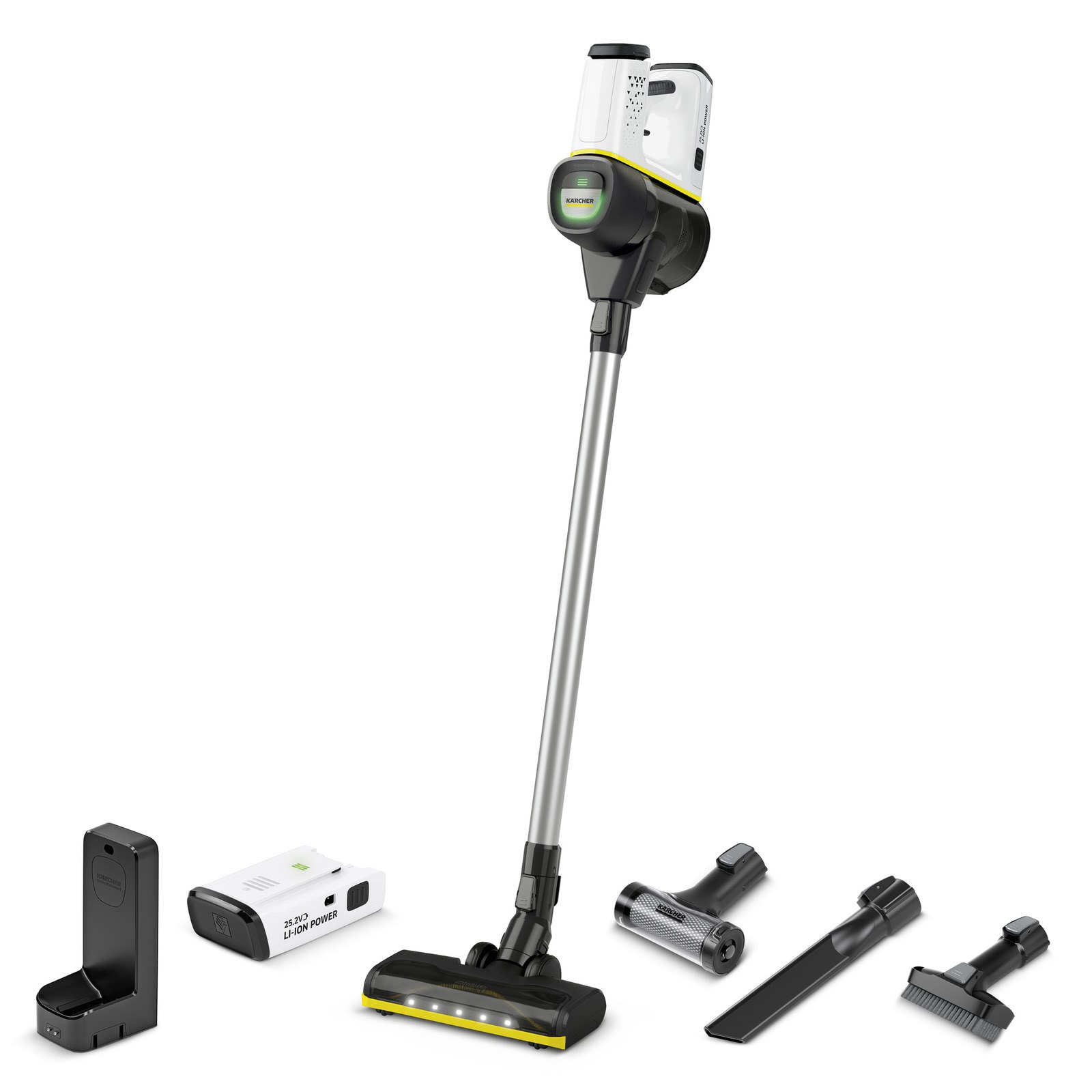 Pölynimuri Karcher VC 6 OurFamily Battery Plus; 25,2 V; 2x2,5 Ah akku