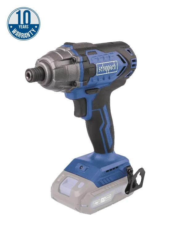 Akkukäyttöinen iskuruuvinväännin Scheppach C-ID180-X; 20 V (ilman akkua ja laturia)