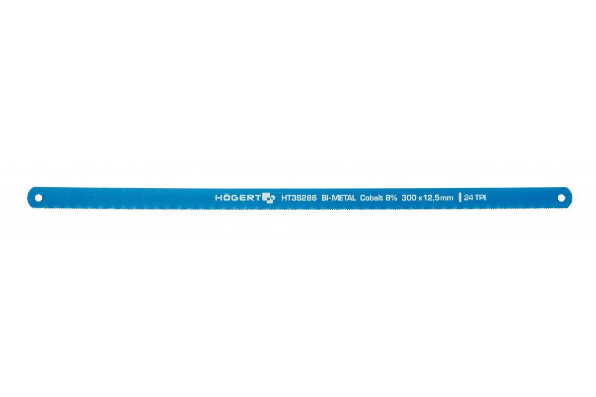 Rautasahan terä Hogert HT3S286; 24 TPI; 300 mm; 2 kpl.