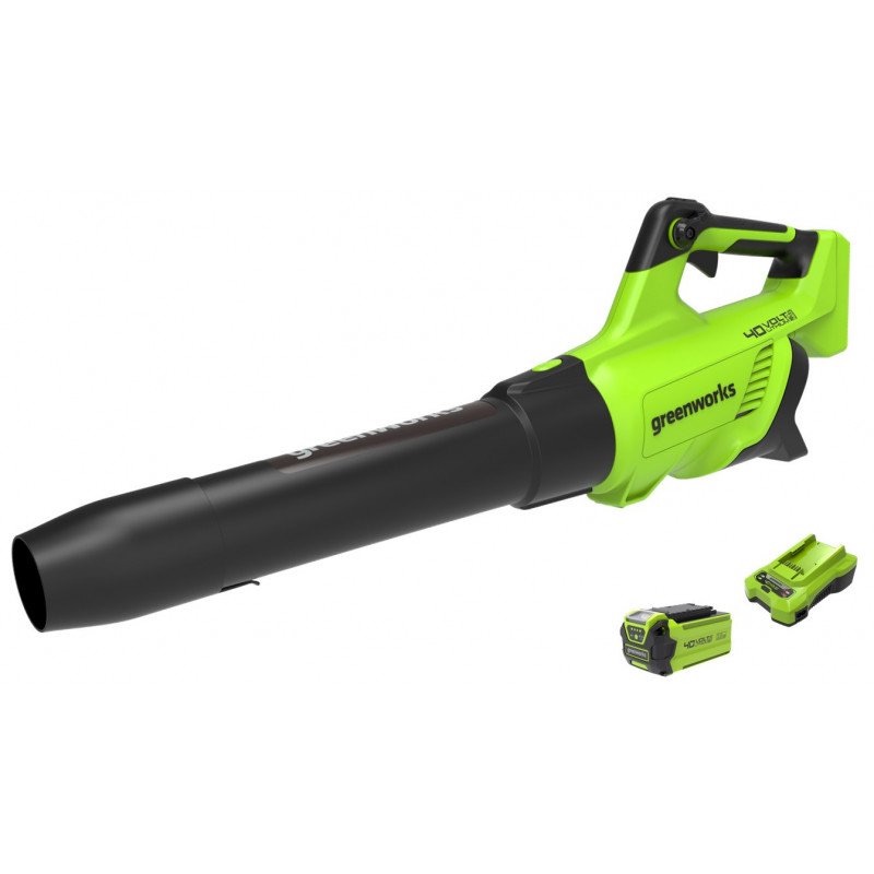 Akku lehtipuhallin Greenworks G40ABK2II; 40 V; 1x2,0 Ah akku
