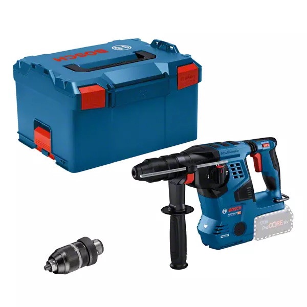 Poravasara Bosch GBH 18V-28 CF; 18 V; 3,3 J; SDS-plus (ilman akkua ja laturia)
