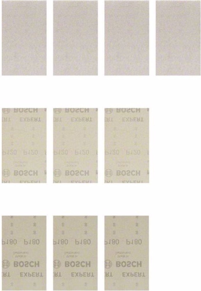 Hiomapaperi Bosch M480; 80x133 mm; P80/120/180; 10 kpl.