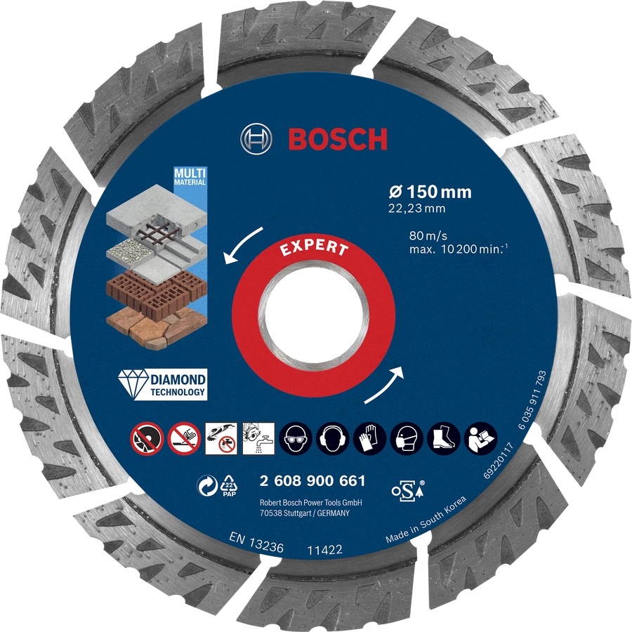Timanttikatkaisulaikka Bosch 2608900661; 150 mm